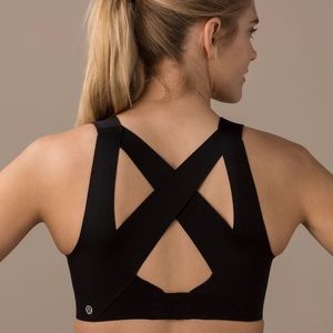 NWOT Lululemon Enlite black sports bra 32DD/32E